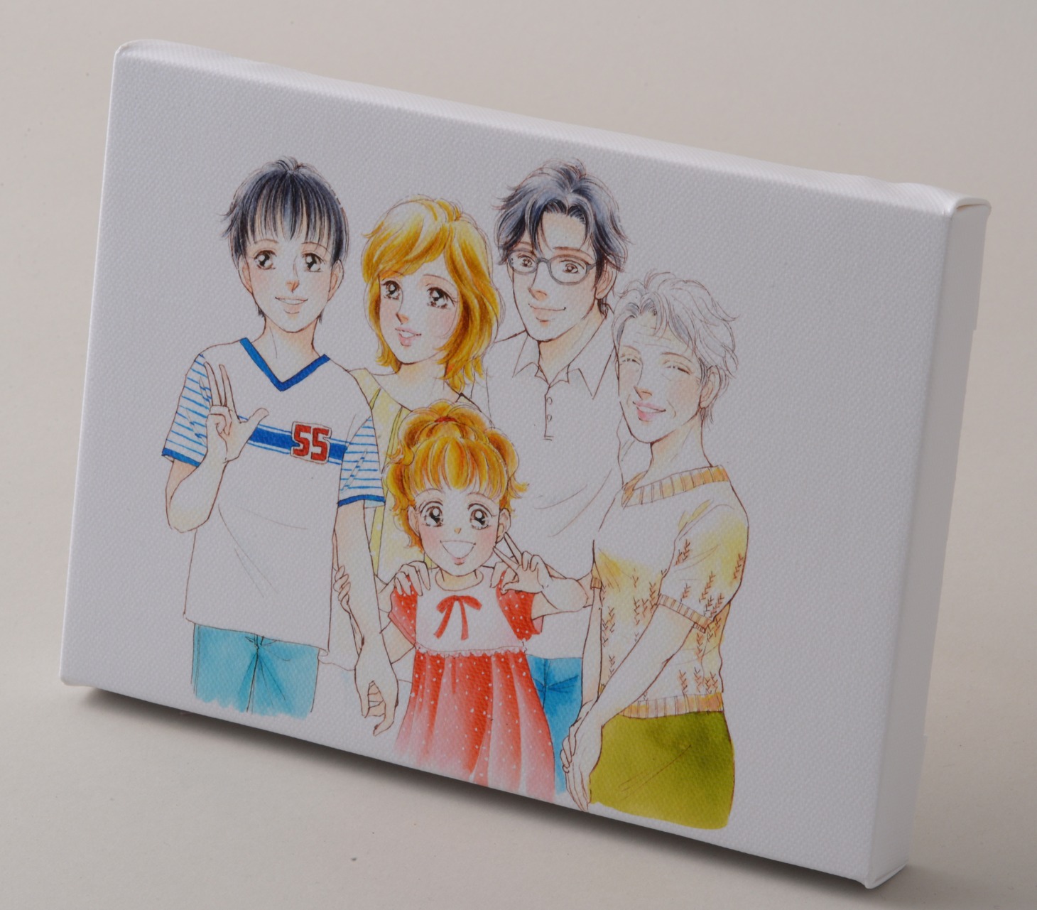 「光とともに…～自閉症児を抱えて～」完結記念特製キャンパスパネル。