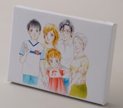 「光とともに…~自閉症児を抱えて~」完結記念特製キャンパスパネル。