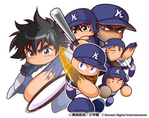 「海堂学園高校」編に登場するイラスト。