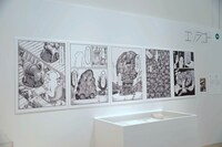 「エソラゴト」の展示。