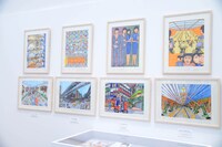 「Non-working City」の展示。