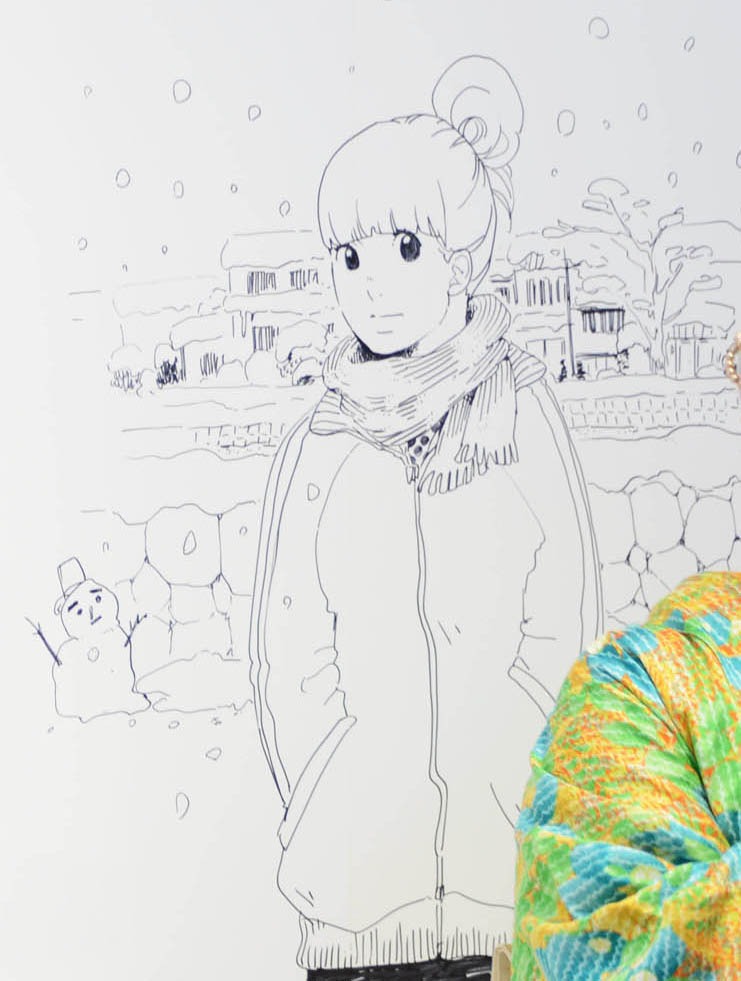 東村アキコによるイラスト。