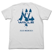 「WILLE Tシャツ」のホワイトカラー。