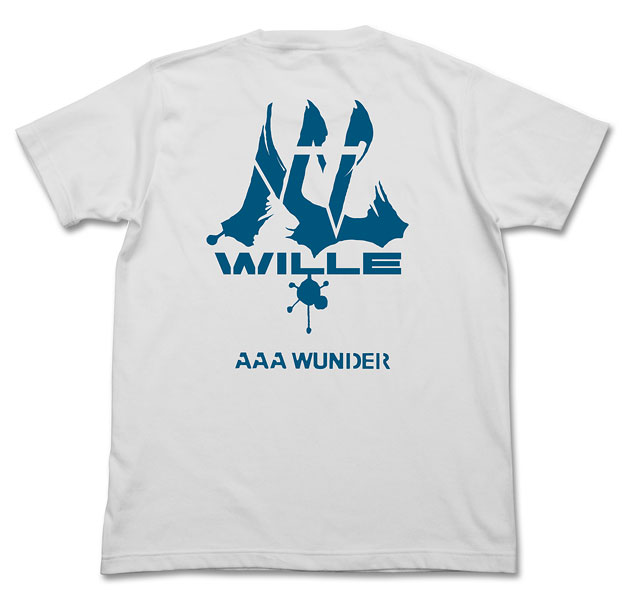 「WILLE Tシャツ」のホワイトカラー。
