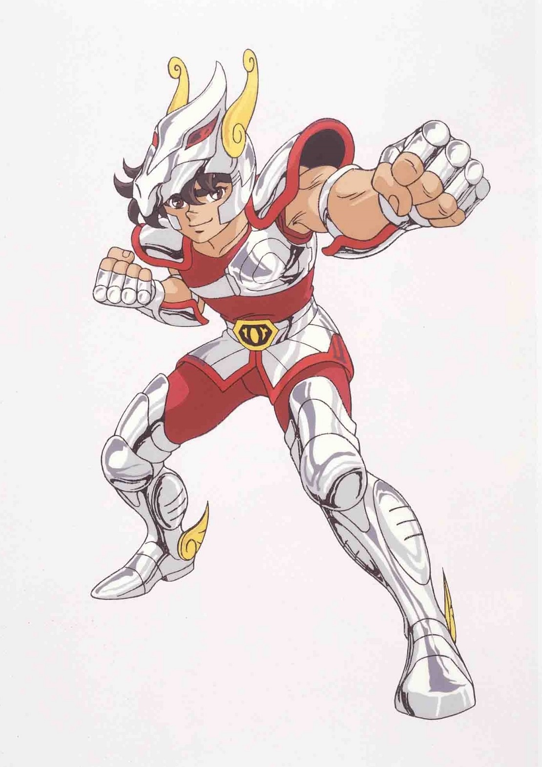アニメ版・ペガサス星矢の青銅聖衣（参考画像）
