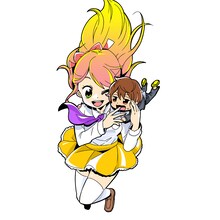 「ポプテピピック」再開に向けたフェイク作品であることが明らかになった「☆色ガールドロップ」カット。