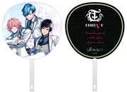 THRIVEのうちわ。