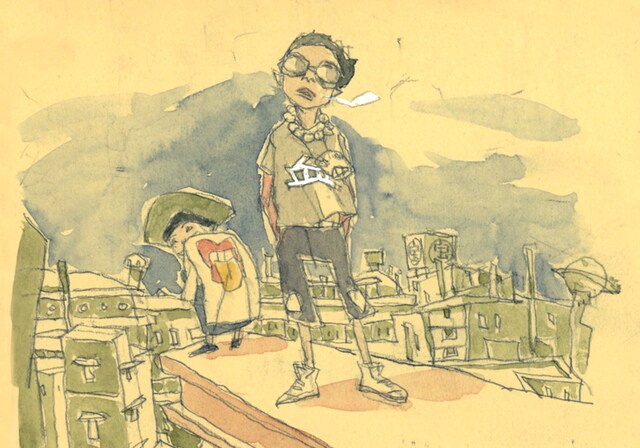 「鉄コン筋クリート ART BOOK」第3弾のサンプル。(c)2006松本大洋／小学館、アニプレックス、アスミックエース、Beyond C.、電通、TOKYO MX