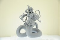 メディコスブースにて展示されていた「モンスター娘のいる日常」のミーアのフィギュア。