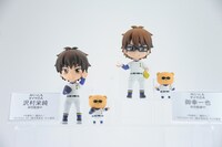 （左から）「みにっしも ダイヤのA 沢村栄純」と「みにっしも ダイヤのA 御幸一也」。