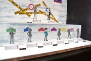 展示の様子。