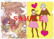 アニメイト特典「小百合さんの妹は天使」と「わがままちえちゃん」のクリアファイル。