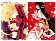 アニメイト特典「あの娘にキスと白百合を」と「ひまわりさん」のクリアファイル。