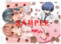 アニメイト特典「百合な私と悪魔な彼女（？）」と「悪魔のリドル」のクリアファイル。