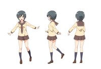 近藤亜紗子（CV：鈴木愛奈）の設定画。