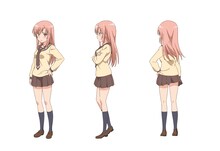 西山芹奈（CV：Machico）の設定画。