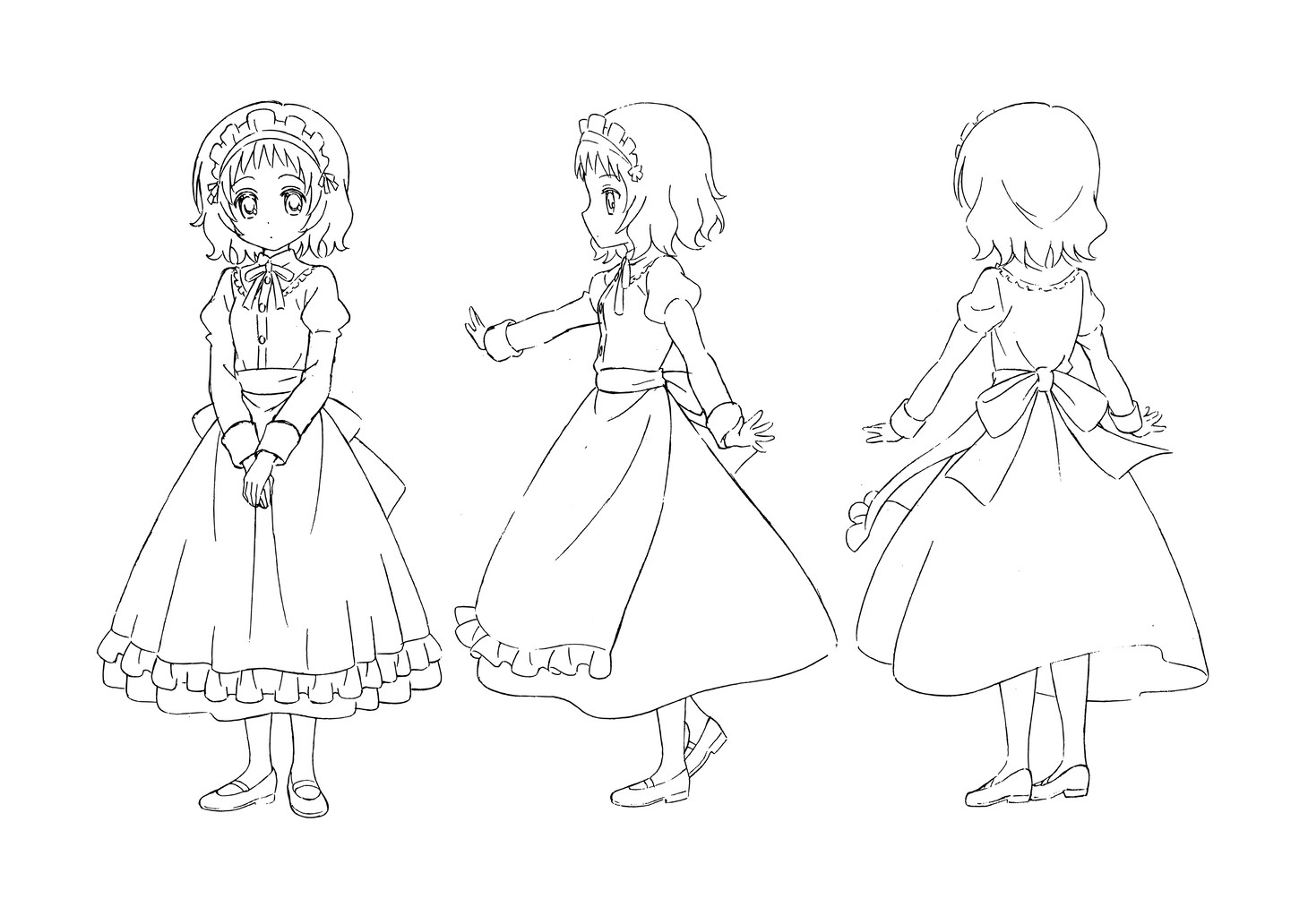 薗部篠（CV：桃河りか）の設定画。