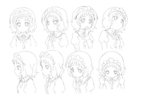 薗部篠（CV：桃河りか）の設定画。