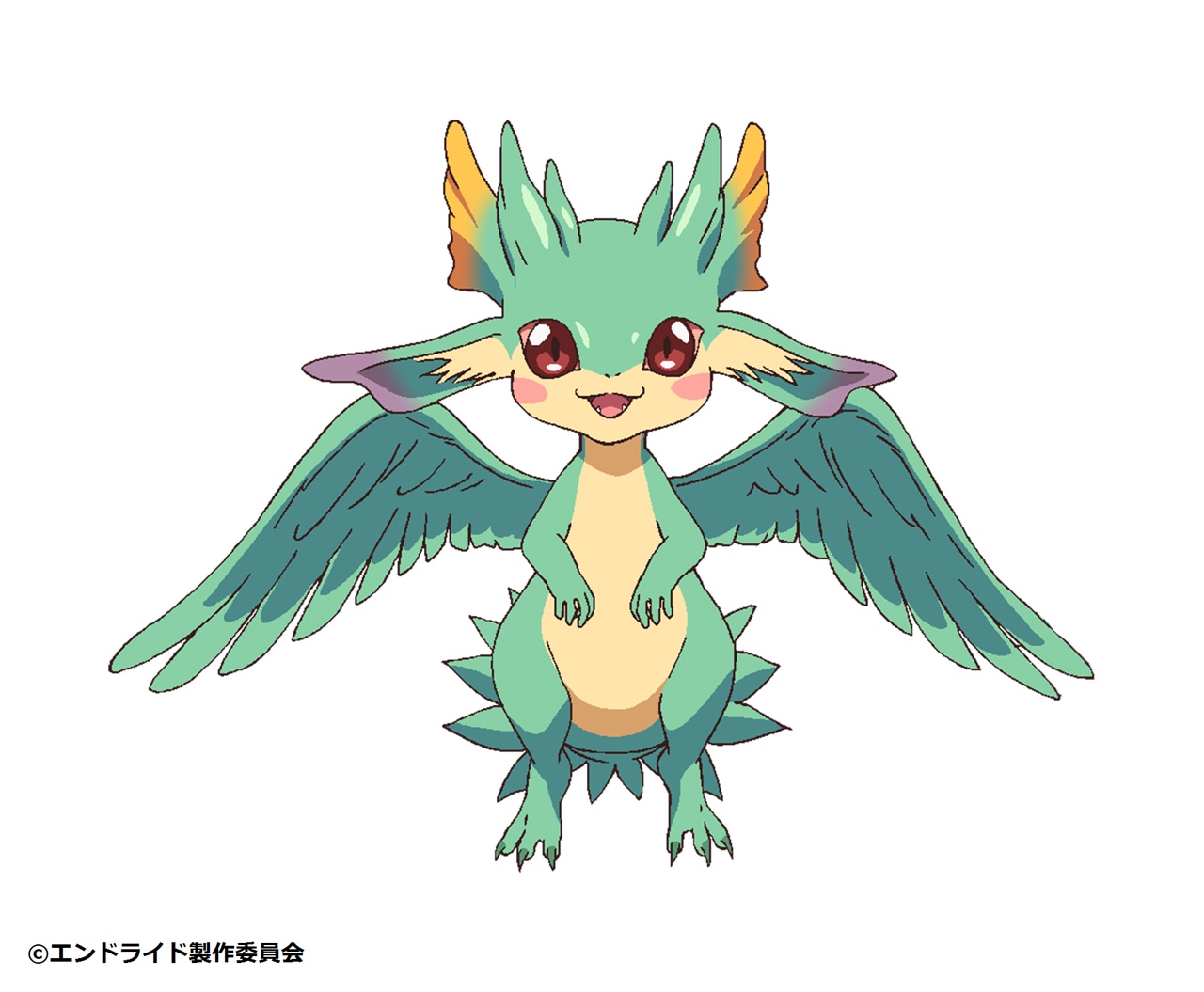 萩原一至キャラクター原案によるファラリオン。(c)エンドライド製作委員会