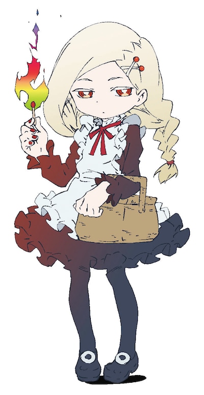 「燐寸少女」アニメPV用に描かれたリンのカット。