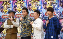 トーク中の（左から）ケンドーコバヤシ、ジャングルポケット。