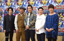 左から津田健次郎、ケンドーコバヤシ、ジャングルポケット。