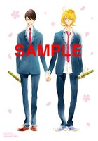 アニメイト特典：B6判箔押しイラストカード