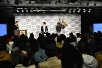 トークイベントの様子。