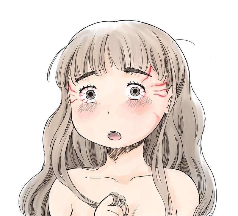 水沢悦子によるカット。