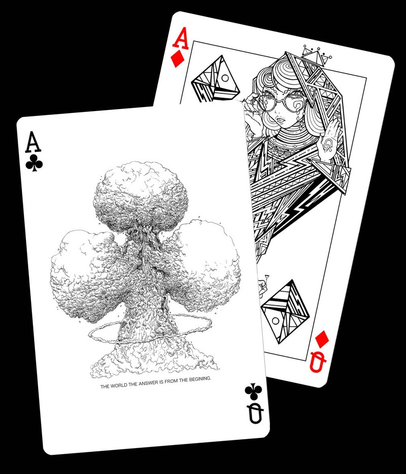 今井トゥーンズ「A&Q ～答えがはじめに在る世界」メインビジュアル。(c)IMAITOONZ