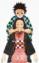 「鬼滅の刃」のカラーカット。(c)吾峠呼世晴／集英社