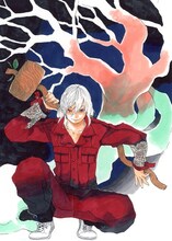 「蠅庭のジグザグ」のカラーカット。(c)吾峠呼世晴／集英社