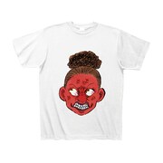 「ワニダさん『赤鬼』Tシャツ」