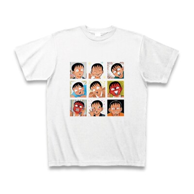 「清野とおる九面相 Tシャツ」