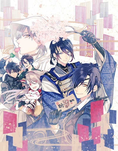 「『刀剣乱舞-ONLINE-』アンソロジー -出陣準備中！-」雪広うたこによるカバーイラスト。原案：「刀剣乱舞-ONLINE-」より（DMMゲームズ/Nitroplus）