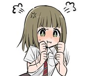 LINEスタンプ「無口な彼女。」より。