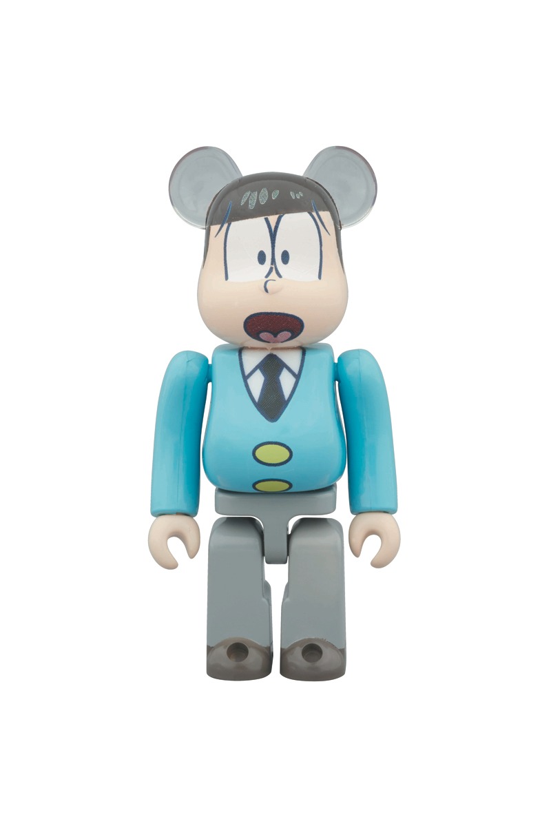 「BE@RBRICK おそ松さん」のチョロ松。(c) 赤塚不二夫／おそ松さん製作委員会BE@RBRICK TM & (c) 2001-2016 MEDICOM TOY CORPORATION. All rights reserved.
