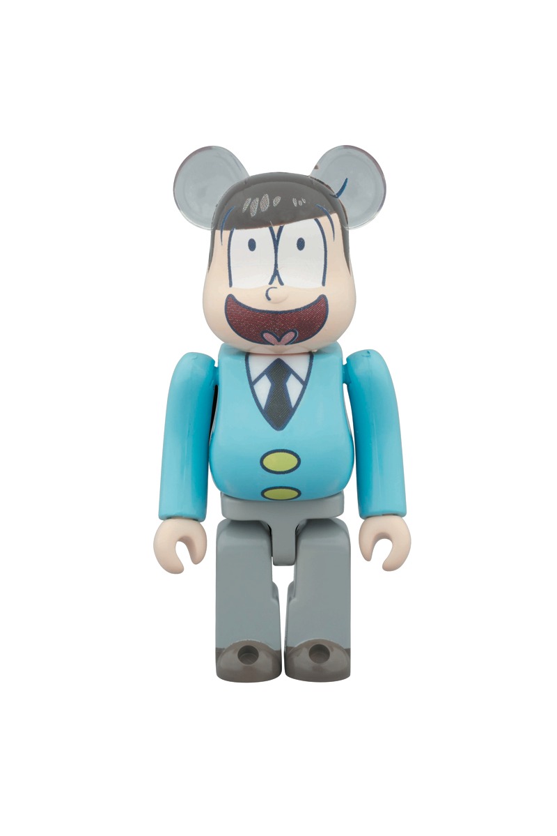 「BE@RBRICK おそ松さん」の十四松。(c) 赤塚不二夫／おそ松さん製作委員会BE@RBRICK TM & (c) 2001-2016 MEDICOM TOY CORPORATION. All rights reserved.