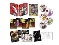 「牙狼 –紅蓮ノ月-」Blu-rayおよびDVD BOX1巻の展開図。