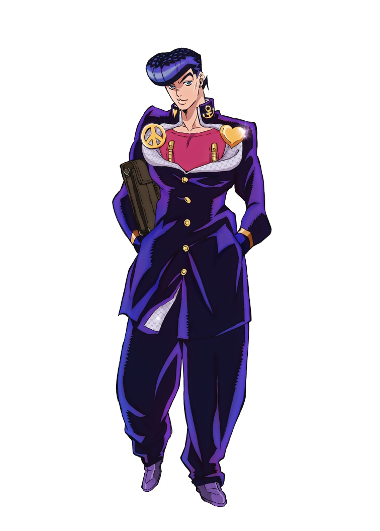 東方仗助のビジュアル。
