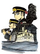 黒井緑のイラスト。