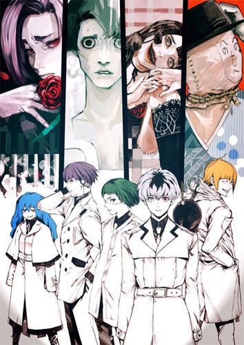 「東京喰種トーキョーグール:re」のカラーカット。