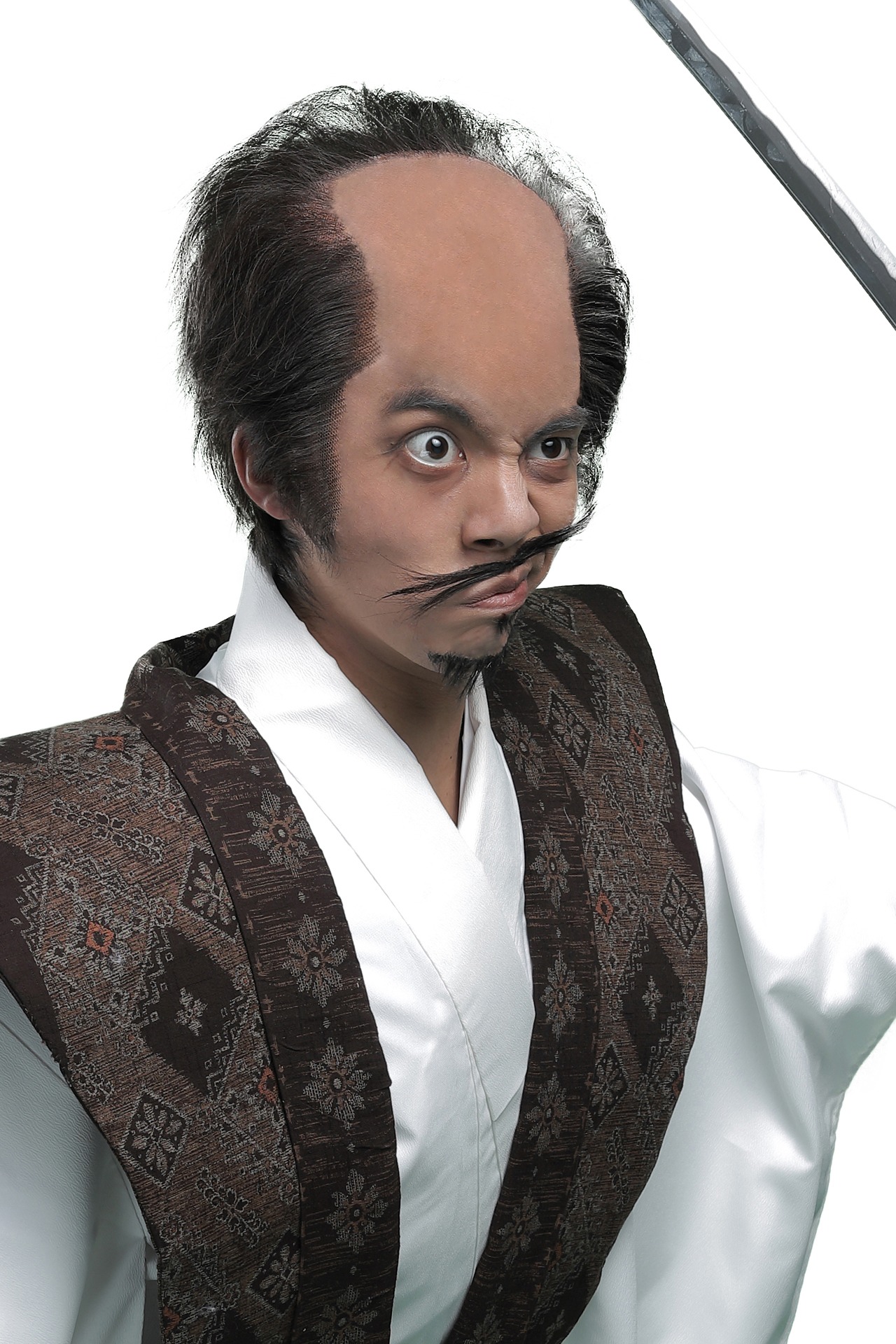 竹下健人扮する宮本武蔵。