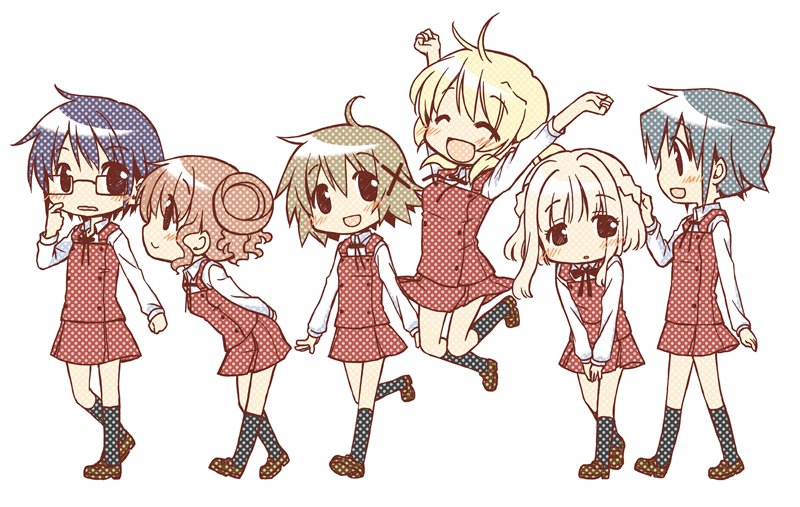 【「ひだまりスケッチ」ファンディスク もうすぐ！「ひだまりスケッチ×ハニカム」】ジャケットイラスト（裏）　2012年9月 (c)蒼樹うめ・芳文社/ひだまり荘管理組合