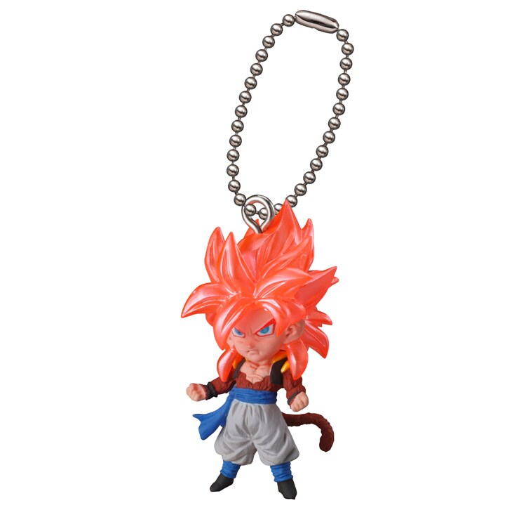 「ドラゴンボール超 アルティメットディフォルメマスコット THE BEST 13」の「超サイヤ人4ゴジータ」。