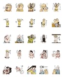 ばばあもにっこり 珍遊記 Lineスタンプ第2弾が登場 コミックナタリー