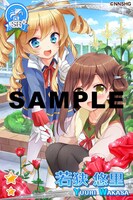 「がっこうぐらし！」と「グリモア～私立グリモワール魔法学園～」のコラボカード。