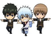 「銀魂」キャラクターのSDイラスト。