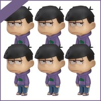 おそ松さん トレーディングフィギュア おし松セット 一松Ver.