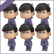 おそ松さん トレーディングフィギュア おし松セット 一松Ver.